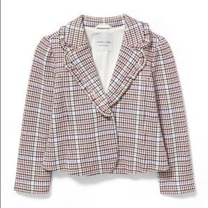 Janie and Jack Plaid Equestrian Blazer, 2T - NEW